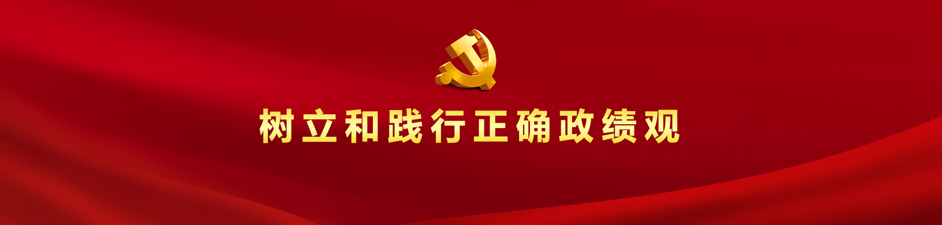 习近平：树立和践行正确政绩观